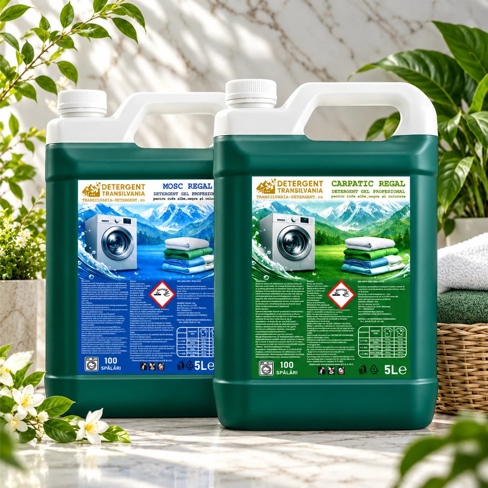 2x5L Set Detergent GEL Rufe Carpatic + Mosc Regal PROFESIONAL