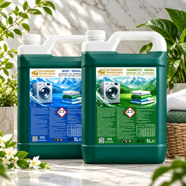 2x5L Set Detergent GEL Rufe Carpatic + Mosc Regal PROFESIONAL